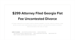 Desktop Screenshot of agreetodivorce.com